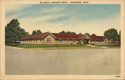 Miller's Lakeside Motel Ludington, MI Postcard Postcard Postcard