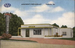 Minchew's Restaurant Postcard