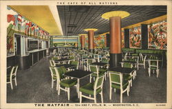 The Mayfair Cafe Washington, DC Washington DC Postcard Postcard Postcard