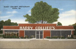 Harry Collier's Restaurant Griffin, GA Postcard Postcard Postcard