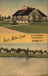 Foy's Motor Court Fulton, KY Postcard Postcard Postcard