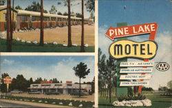 Pine Lake Motel Montgomery, AL Postcard Postcard Postcard