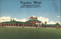 Keystone Motel Harrisburg, PA Postcard Postcard Postcard