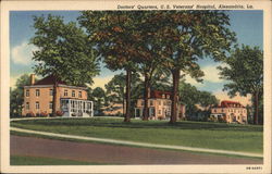 U.S. Vterans Hospital - Doctors Quarters Postcard