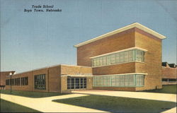 Trade School Boys Town, NE Postcard Postcard Postcard