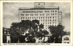 Baker Memorial at Massachusetts General Hospital Boston, MA Postcard Postcard Postcard