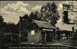 John Brown-John Henry Kagi Cabin-Cave Memorial Postcard