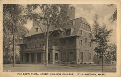 Phi Delta Theta House at Williams College Williamstown, MA Postcard Postcard Postcard