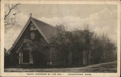 "Saint Andrews By The Sea" Edgartown, MA Postcard Postcard Postcard