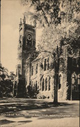 College Hall at Smith College Postcard