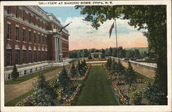 Masonic Home Utica, NY Postcard Postcard Postcard