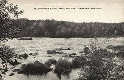 Grandmother Falls, Above the Dam Postcard