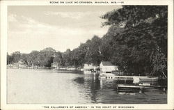 Lake McCrossen Waupaca, WI Postcard Postcard Postcard