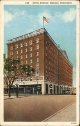 View of Hotel Wausau Wisconsin Postcard Postcard Postcard