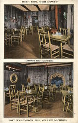 Smith Bros. Fish Shanty Restaurant Port Washington, WI Postcard Postcard Postcard