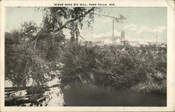 Scene Near Big Mill Postcard