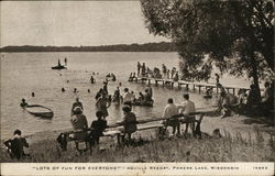 "Lots of Fun for Everyone" Aquilla Resort, Powers Lake, Wisconsin Chicago, IL Postcard Postcard Postcard