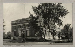 Post Office, Merrill, Wisconsin Postcard Postcard Postcard