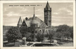 Green County Court House Postcard