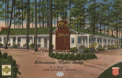 Rittenhouse Motor Lodge Postcard