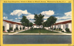 Holly Court Bungalows Wildwood, NJ Postcard Postcard Postcard