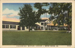 Colonial Motor Lodge Postcard