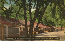 Riverside Motel Postcard