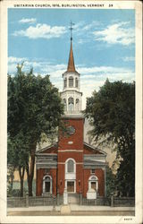 Unitarian Church Burlington, VT Postcard Postcard Postcard