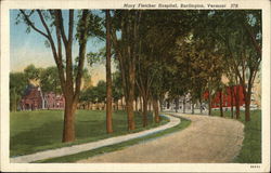 Mary Fletcher Hospital Burlington, VT Postcard Postcard Postcard