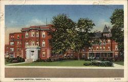 Lakeview Hospital Danville, IL Postcard Postcard Postcard