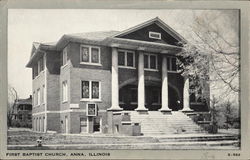 First Baptist Church Anna, IL Postcard Postcard Postcard