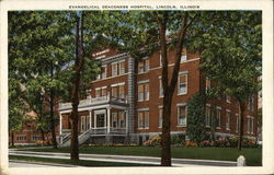 Evangelical Deaconess Hospital Lincoln, IL Postcard Postcard Postcard