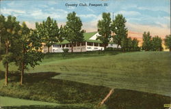 Country Club Freeport, IL Postcard Postcard Postcard