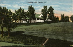 Country Club Freeport, IL Postcard Postcard Postcard