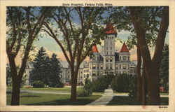 State Hospital, Fergus Falls, Minn. Postcard