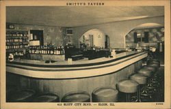 Smitty's Tavern, Bluff City Blvd. Postcard