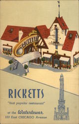 Ricketts "that popular restaurant" Boston, MA Postcard Postcard Postcard