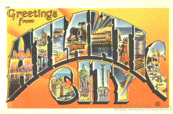 Greetings From Atlantic City New Jersey