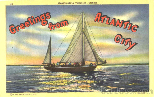 Greetings From Atlantic City New Jersey