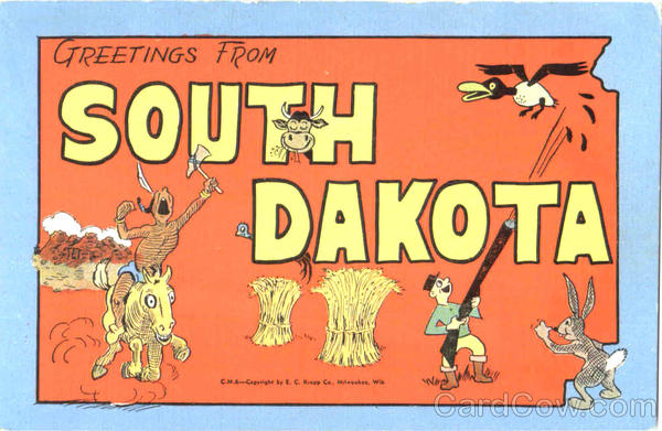 Greetings From South Dakota Large Letter Greetings From South Dakota Large Letter
