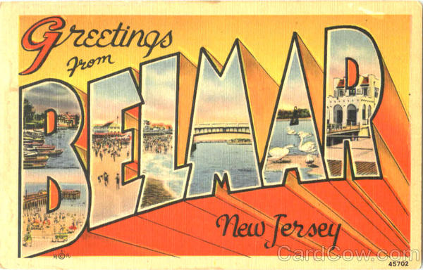 Greetings From Belmar New Jersey