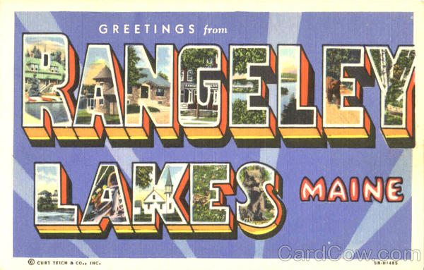 Greetings From Rangeley Lakes Maine