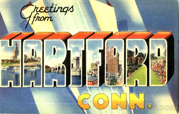 Greetings From Hartford Connecticut Large Letter Greetings From Hartford Connecticut Large Letter