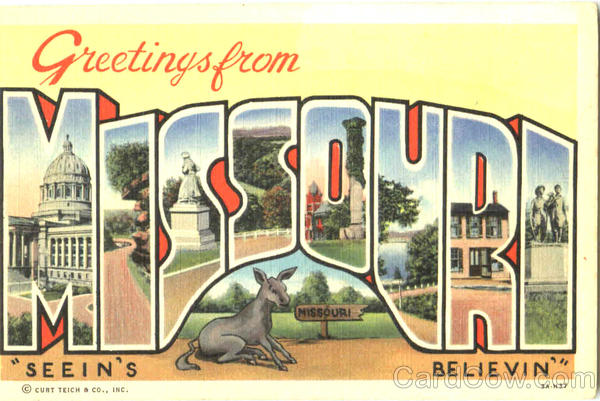 Greetings From Missouri