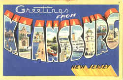 Greetings From Keansburg New Jersey Postcard Postcard