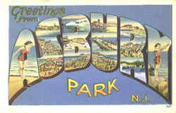 Greetings From Asbury Park Postcard