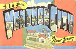 Hello From Ventnor City Postcard