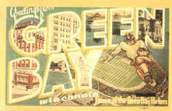 Greetings From Green Bay Wisconsin Postcard Postcard