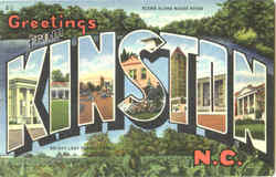 Greetings From Kinston Postcard
