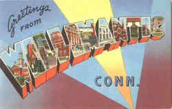 Greetings From Willimantic Connecticut Postcard Postcard